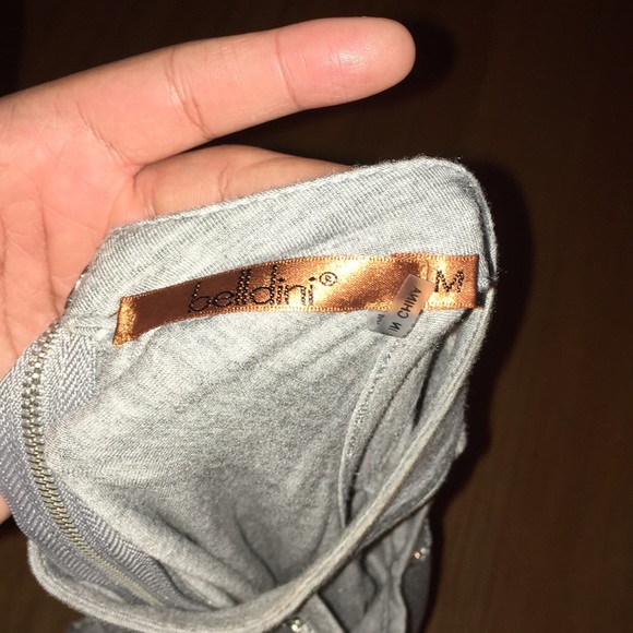 Belldina Gray Open Shoulder Bedazzled Top - Picture 4 of 4